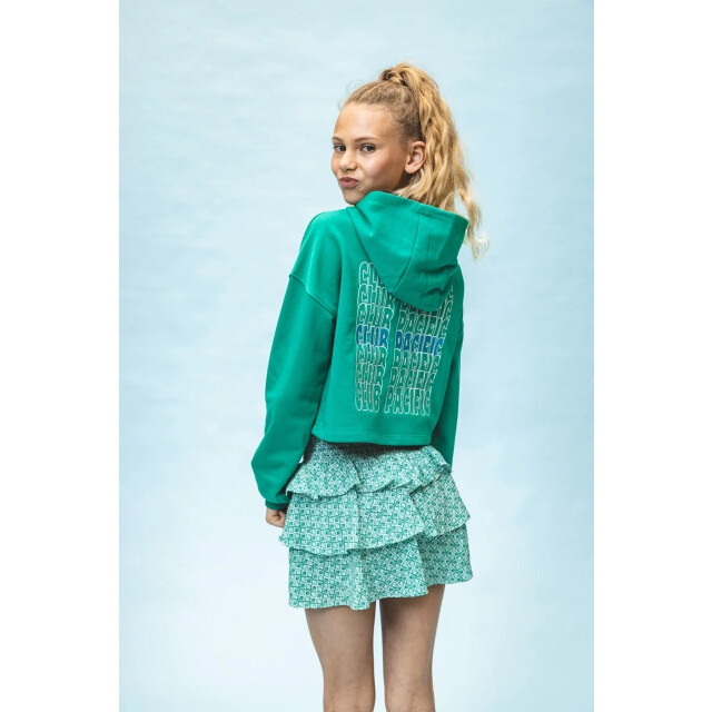 Looxs Revolution Zomer hoodie meisjes - 2511-5303-314-Seaweed large