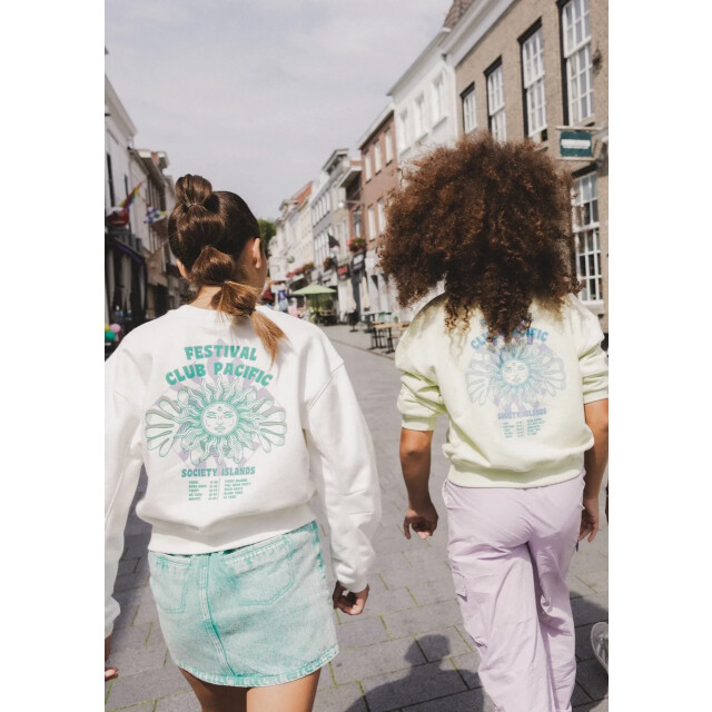 Looxs Revolution Zomer sweater meisjes off 2511-5307-001-Off white large