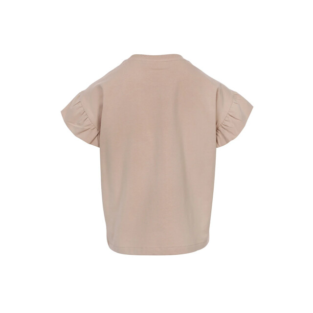 Looxs Revolution Zomer t-shirt meisjes s/s - 2511-7480-414-Soft taupe large