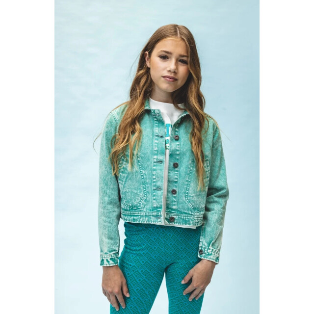 Looxs Revolution Zomer jasje meisjes - 2511-5212-314-Seaweed large