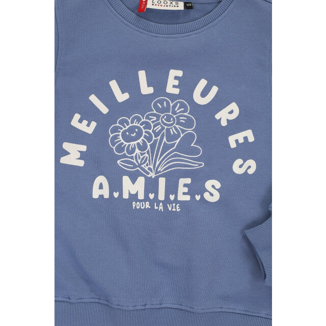 Looxs Revolution Zomer sweater meisjes - 2511-7318-170-Blue large