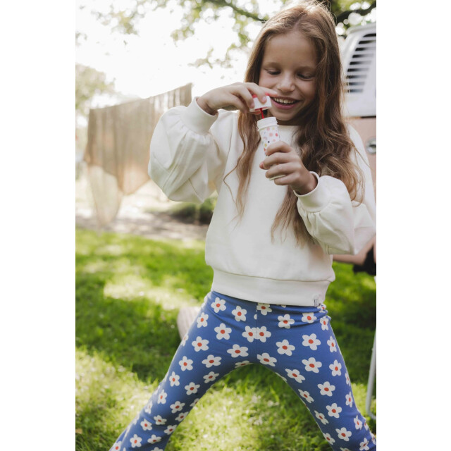Looxs Revolution Sweater crème backprint  voor meisjes in de kleur 2511-7319-014 large