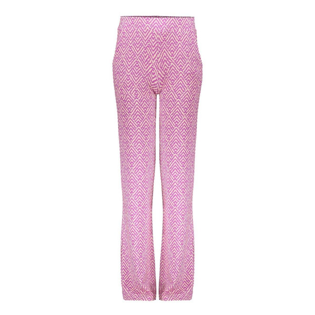 Geisha Zomer broek meisjes wide aop cassis / off white 51105K-60 - 000430 - Pr.10-25-1 cassis/off-white large