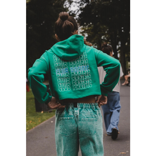 Looxs Revolution Zomer hoodie meisjes - 2511-5303-314-Seaweed large