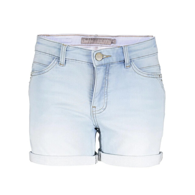 Geisha Zomer short meisjes jogg bleached denim 51005K-10 - 000830 - bleached denim large