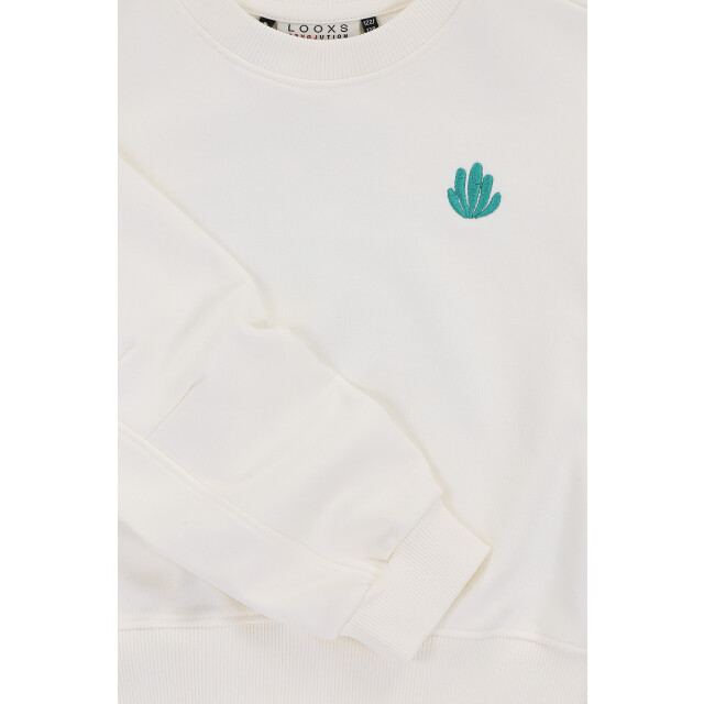 Looxs Revolution Zomer sweater meisjes off 2511-5307-001-Off white large