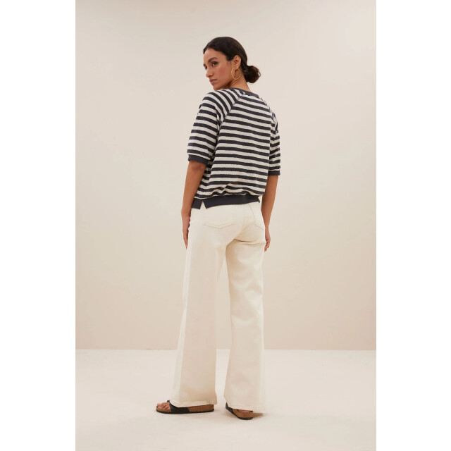 By-Bar Amsterdam 101012 neva slub stripe top 101012 Neva slub stripe  top large