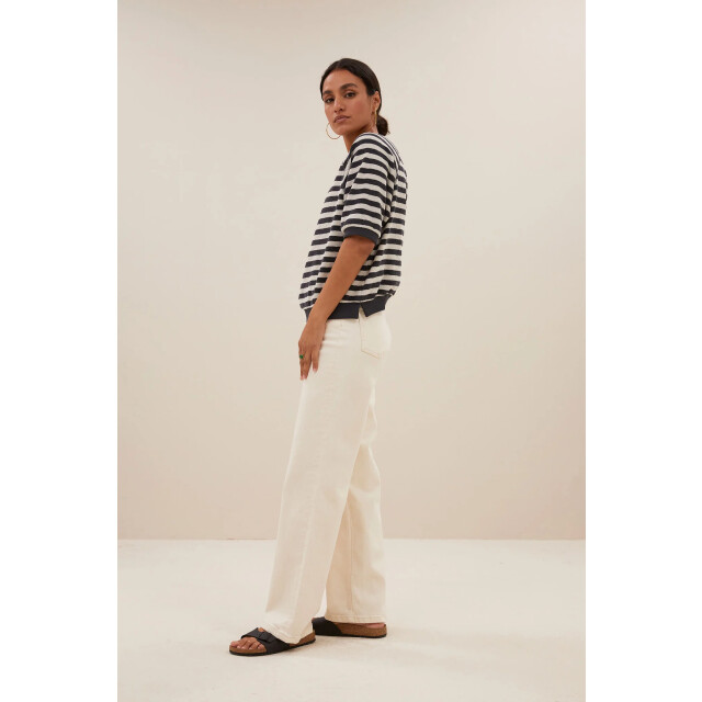 By-Bar Amsterdam 101012 neva slub stripe top 101012 Neva slub stripe  top large