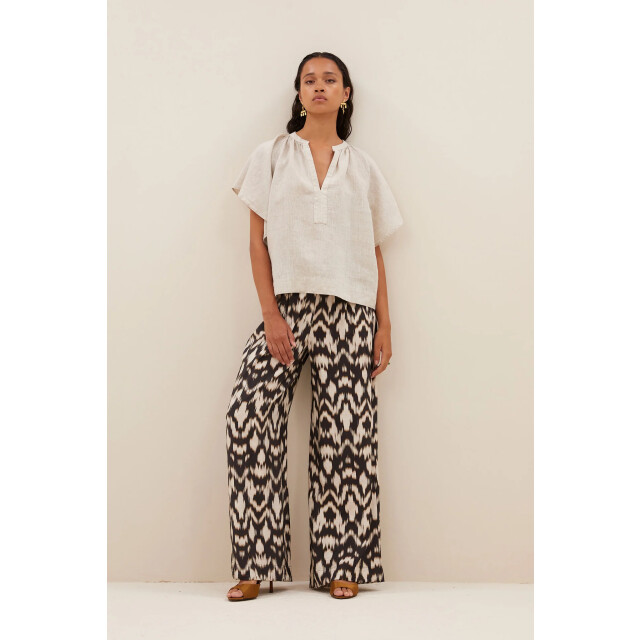 By-Bar Amsterdam 25118013 benji brown batik pants 25118013 benji brown batik pants large