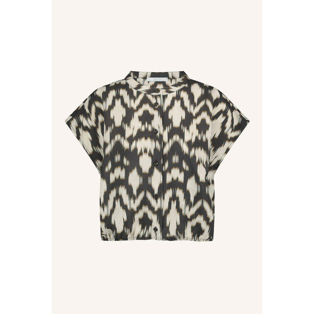 By-Bar Amsterdam 25112040 lode brown batik blouse 25112040 lode brown batik blouse large