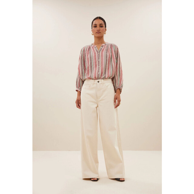 By-Bar Amsterdam 25112050 becky multi stripe athia blouse 25112050 becky multi stripe athia blouse large