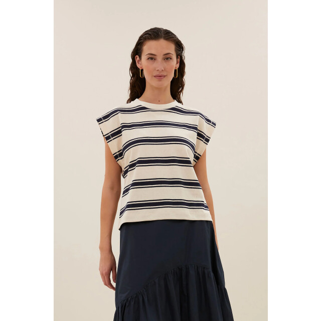 By-Bar Amsterdam 25111032 mason stripe top 25111032 mason stripe top large
