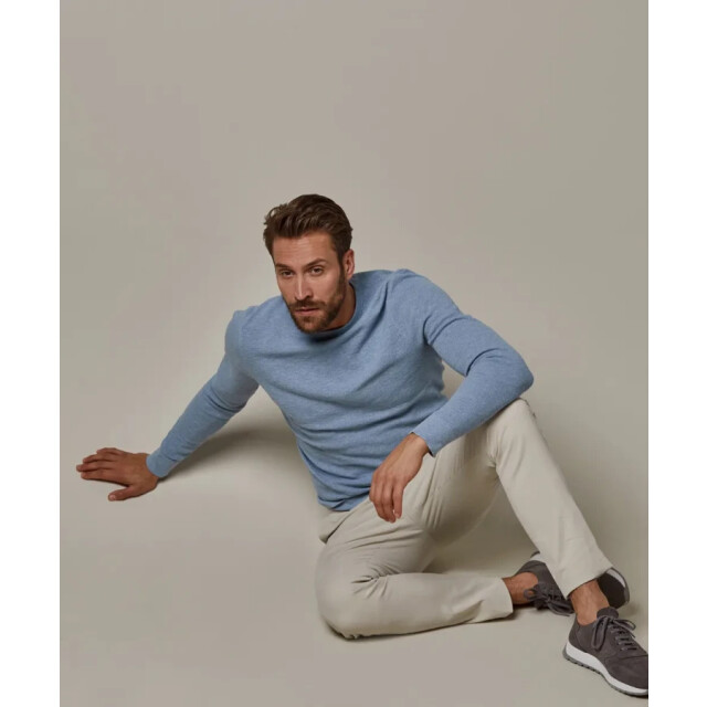 Profuomo Pp2j00007a m1 trui crew neck light blue profu M1/PP2J00007A large