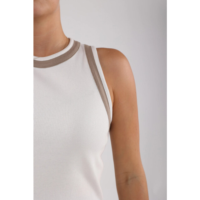 Nukus Fw24102 131 nice singlet offwhite/sand FW24102 131 large