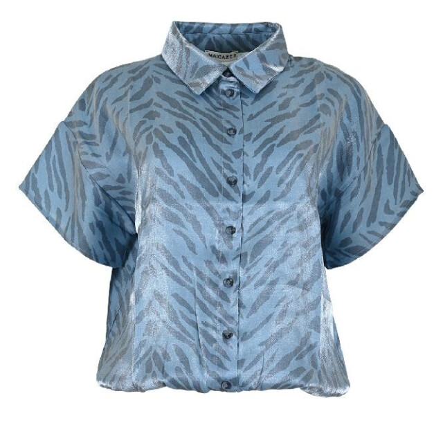 MAICAZZ Mydia blouse-shiny mydia-blue large