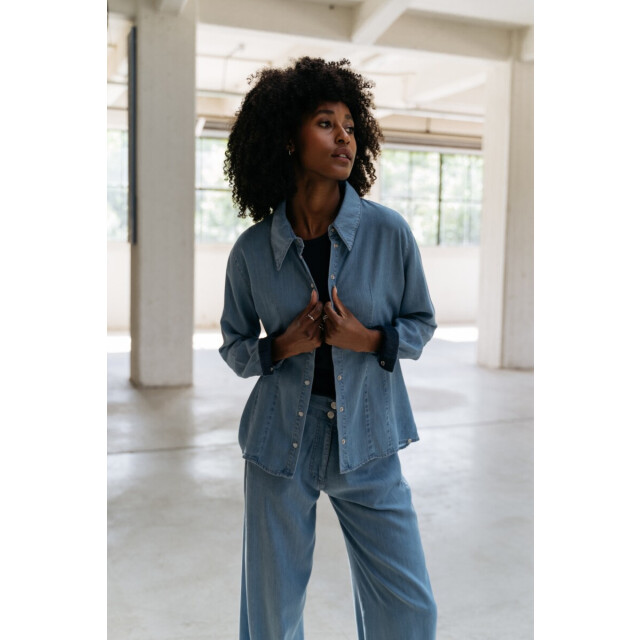 MAICAZZ Maudin blouse- maudin-blue large