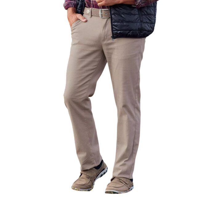Atlas For Men Heren twill stretch chinos UTAF1905_beige large