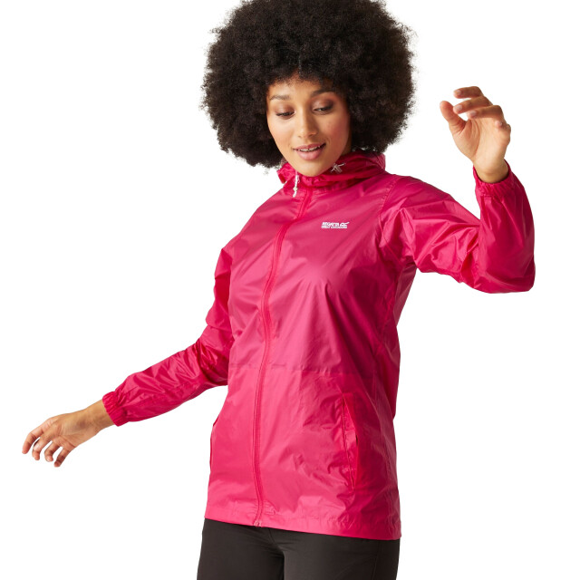 Regatta Dames pk it jkt iii waterdichte jas met capuchon UTRG3501_pinkpotion large