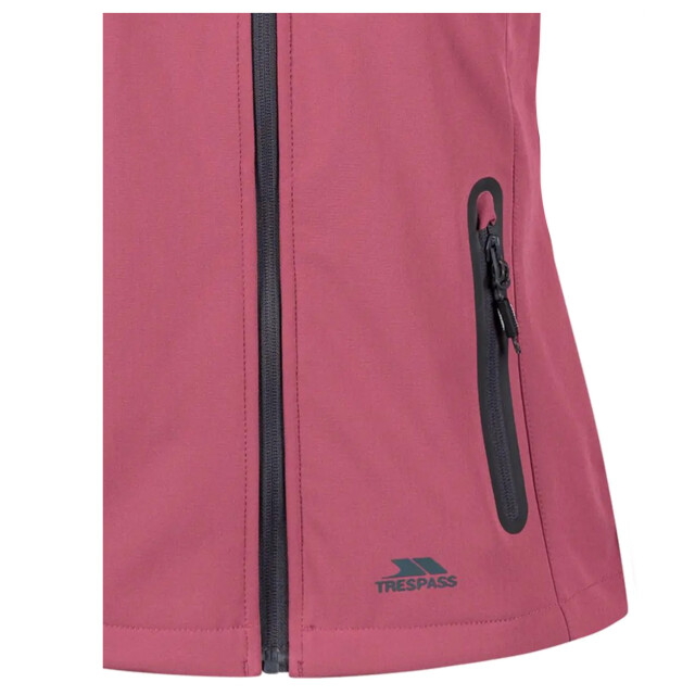 Trespass Dames bela ii waterbestendige softshell jas UTTP3440_rosetone large