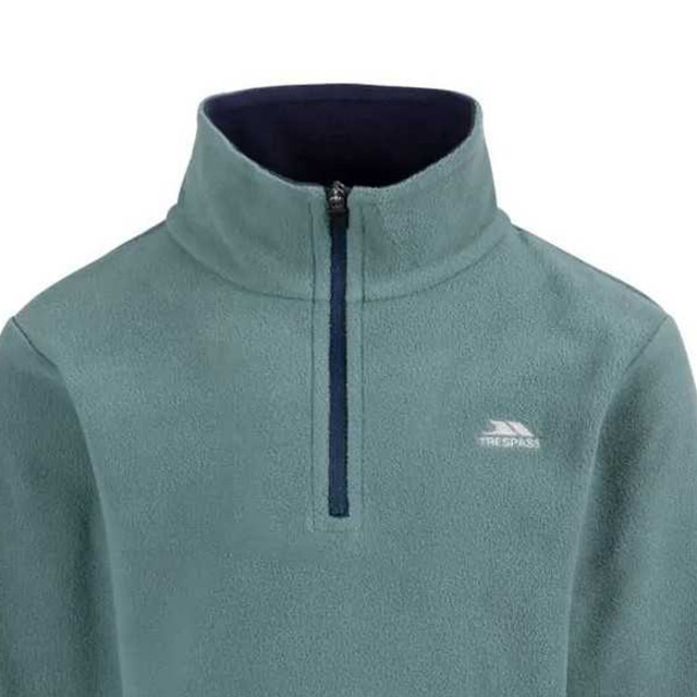 Trespass Jongens etto half zip fleece sweater UTTP3341_sprucegreen large