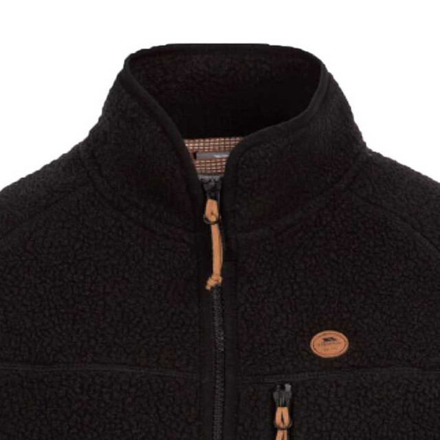 Trespass Dames quake leren biezen fleece jas UTTP6607_black large