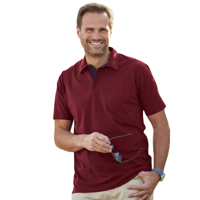 Atlas For Men Herenpolo (5-pack) UTAF1931_navyburgundyyellowecruturquoise large