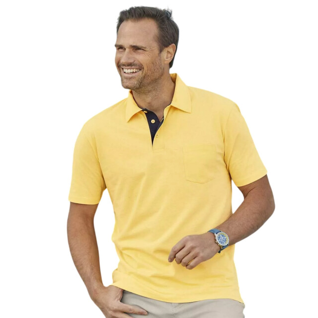 Atlas For Men Herenpolo (5-pack) UTAF1931_navyburgundyyellowecruturquoise large