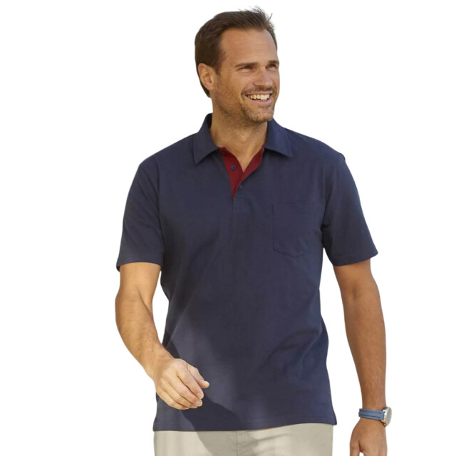 Atlas For Men Herenpolo (5-pack) UTAF1931_navyburgundyyellowecruturquoise large
