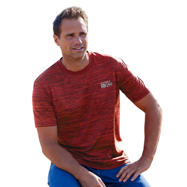 Atlas For Men Heren sport t-shirt (pak van 3) UTAF1984_mottledgreyredblue large