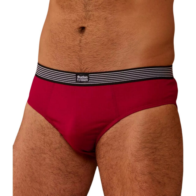 Atlas For Men Katoenen herenslip (set van 4) UTAF1939_anthraciteburgundyblackgrey large
