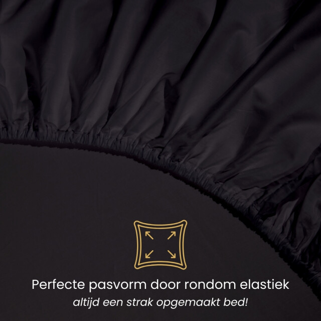 Superieur Hoeslaken 140x200 cm - 100% katoen 3059963 large