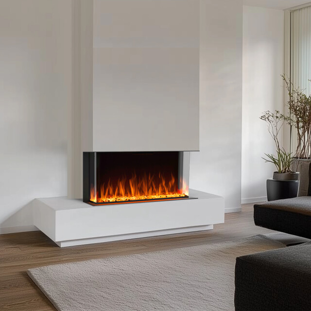 Comfortable at Home Elektrische sfeerhaard, 3-zijden glas stresa 100 2949614 large