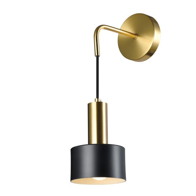 QUVIO Wandlamp metaal en zwart 3066862 large