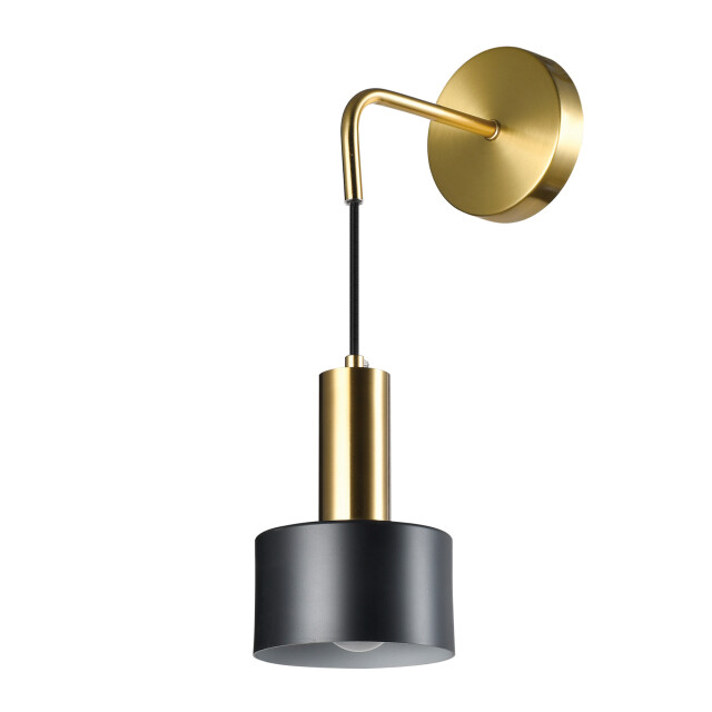 QUVIO Wandlamp metaal en zwart 3066862 large