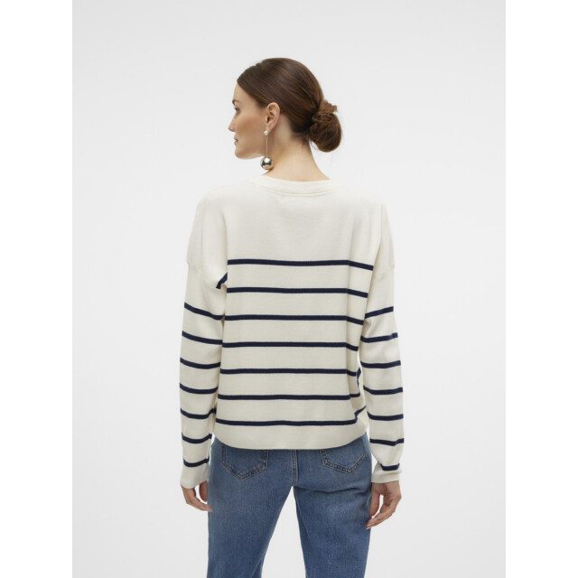 Vero Moda Vmaria bonjour ls o-neck pullover g ecru dessin 4219.08.0132 large