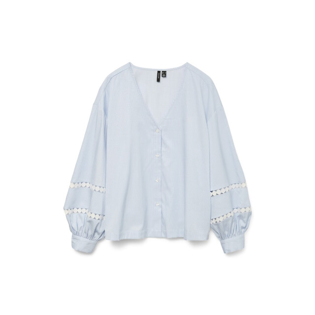 Vero Moda Vmjanni tape ls v-neck top wvn ga l licht 4309.31.0015 large