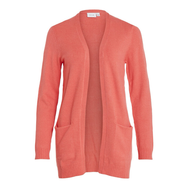 Vila Viril open ls knit cardigan noos koraal 4249.42.0003 large