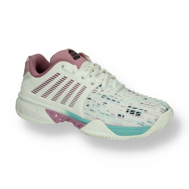 K-Swiss Express light 3 padelwht/lilas/pastelturq 98900966m K-SWISS EXPRESS LIGHT 3 PADELWHT/LILAS/PASTELTURQ 98900966m large