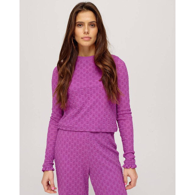 Harper & Yve Top lange mouw ss25p605 fenn Harper & Yve Top lange mouw SS25P605 FENN large