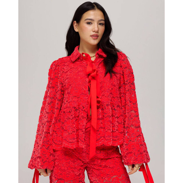 Harper & Yve Blouse lange mouw ss25p606 maral Harper & Yve Blouse lange mouw SS25P606 MARAL large