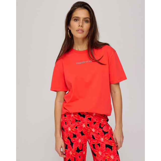 Harper & Yve T-shirt ss25y301 rhinesto Harper & Yve T-shirt SS25Y301 RHINESTO large