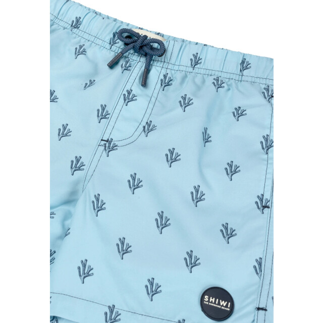 Shiwi Zomer zwembroek jongens hemels , koraal milo 2525104456 - 6713 - blue sky sketched coral large