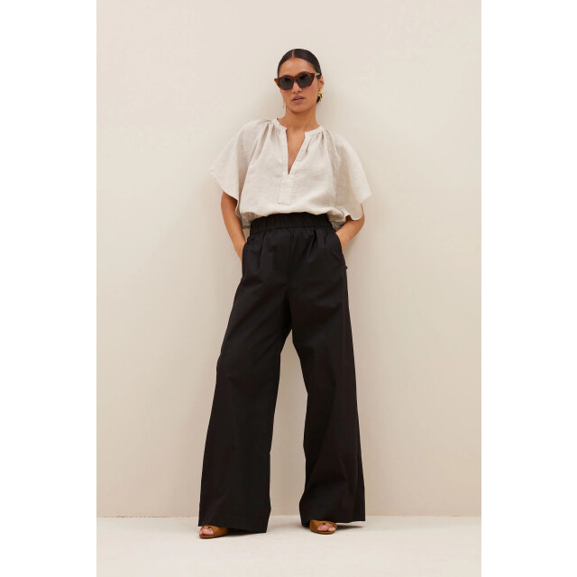 By-Bar Amsterdam 25118032 benji poplin pants 25118032 benji poplin pants large