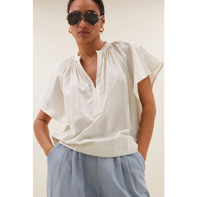 By-Bar Amsterdam 25112046 vina lurex blouse 25112046 vina lurex blouse large