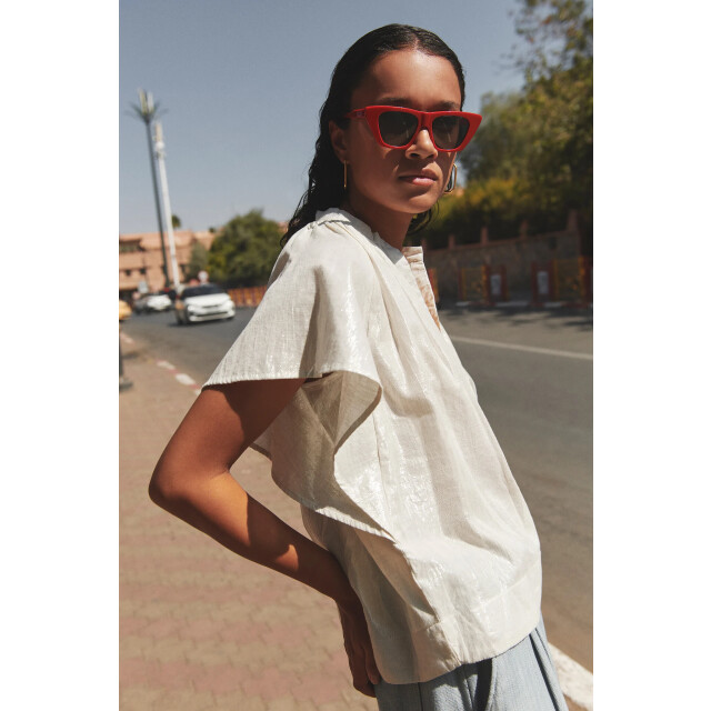 By-Bar Amsterdam 25112046 vina lurex blouse 25112046 vina lurex blouse large