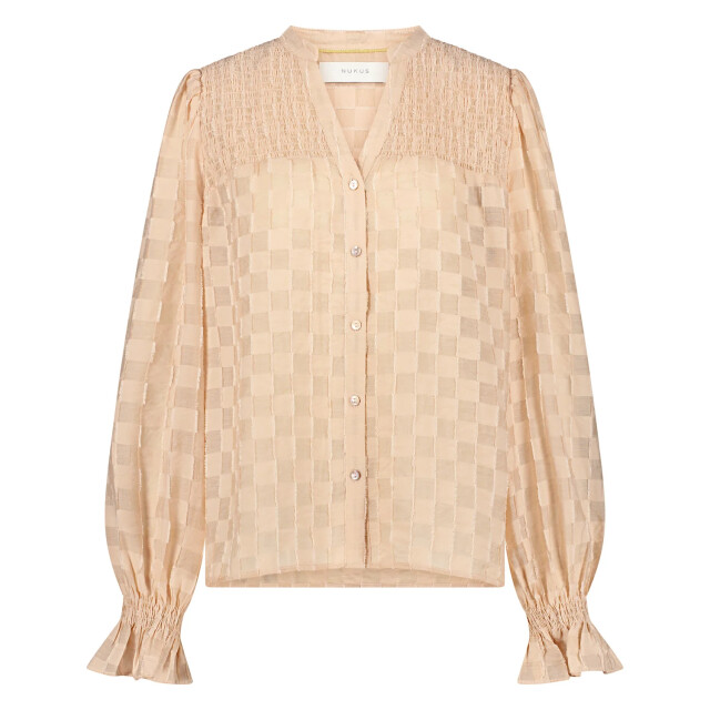 Nukus Nks02043 13 phoebe blouse check powder NKS02043 13 large