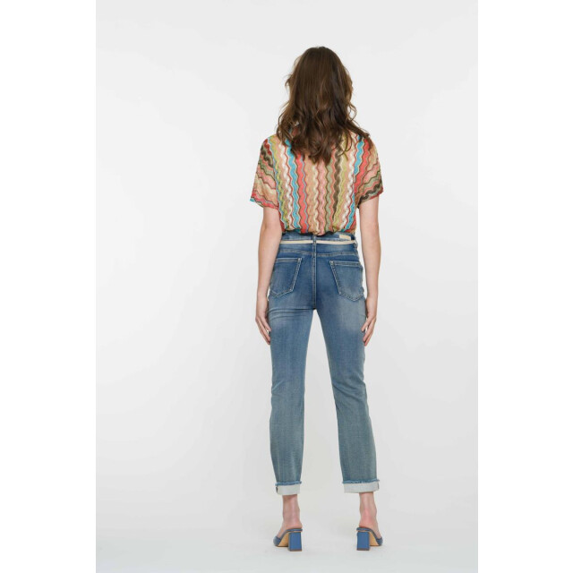 Geisha Jeans turn up 51004-10 mid 51004-10 mid blue large
