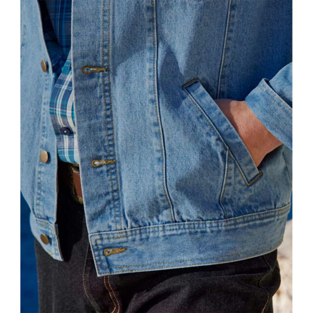 Atlas For Men Heren denim jasje UTAF1885_blue large