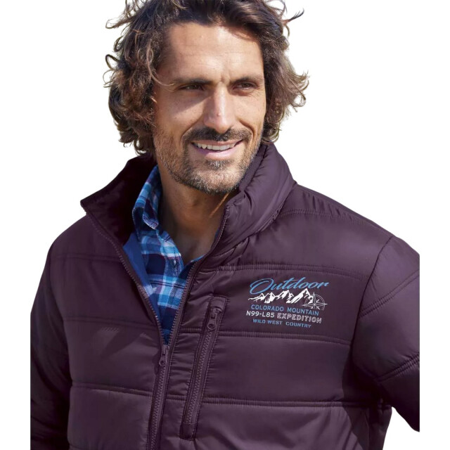 Atlas For Men Lichtgewicht herenpufferjack UTAF1896_burgundy large