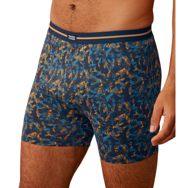 Atlas For Men Heren comfortabele boxershorts (set van 3) UTAF1959_navyochre large